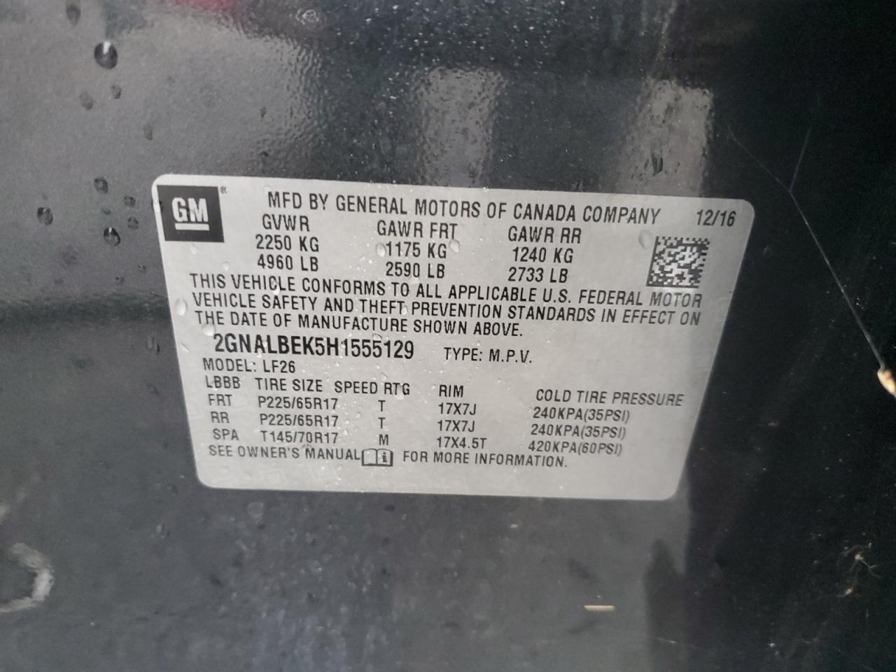 CHEVROLET EQUINOX LS