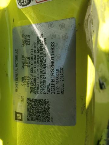 2021 CHEVROLET CAMARO LS - 1G1FB1RS2M0115633