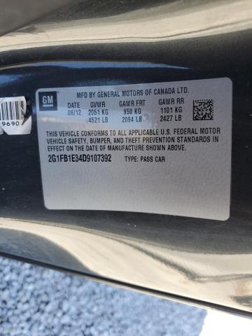 2013 CHEVROLET CAMARO LT - 2G1FB1E34D9107392