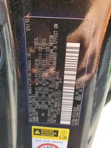 2012 LEXUS RX 350 - 2T2ZK1BA7CC075927