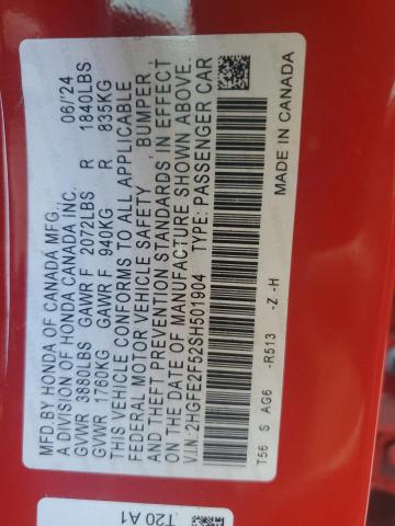 2025 HONDA CIVIC SPOR #3316753423