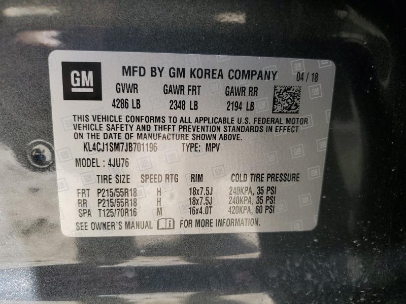 2018 BUICK ENCORE SPO - KL4CJ1SM7JB701196