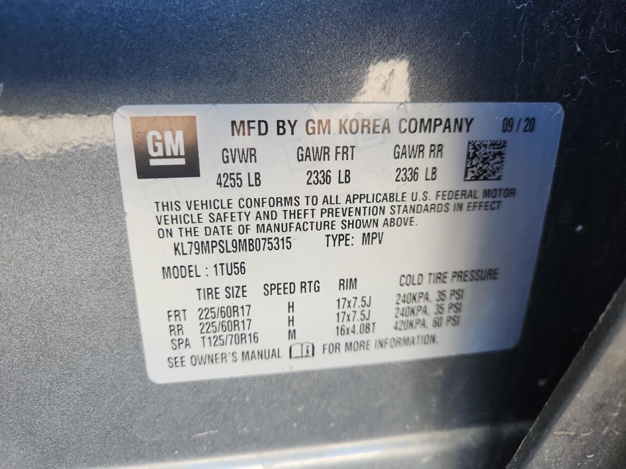 CHEVROLET TRAILBLAZER LT