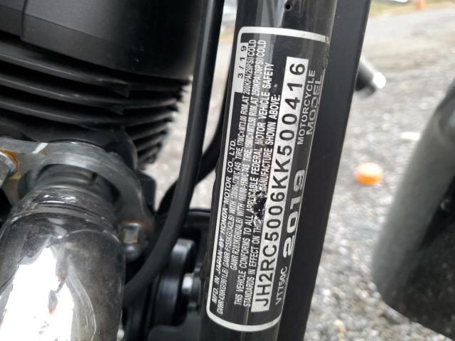 2019 HONDA VT750 C JH2RC5006KK500416