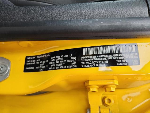 2016 JEEP RENEGADE T - ZACCJBCT9GPD87258