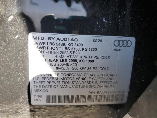 2021 AUDI Q5 PREMIUM - WA1BAAFY2M2010283