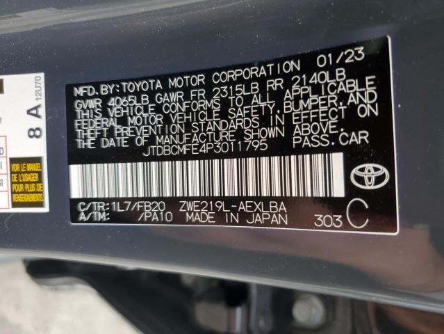 2023 TOYOTA COROLLA LE - JTDBCMFE4P3011795