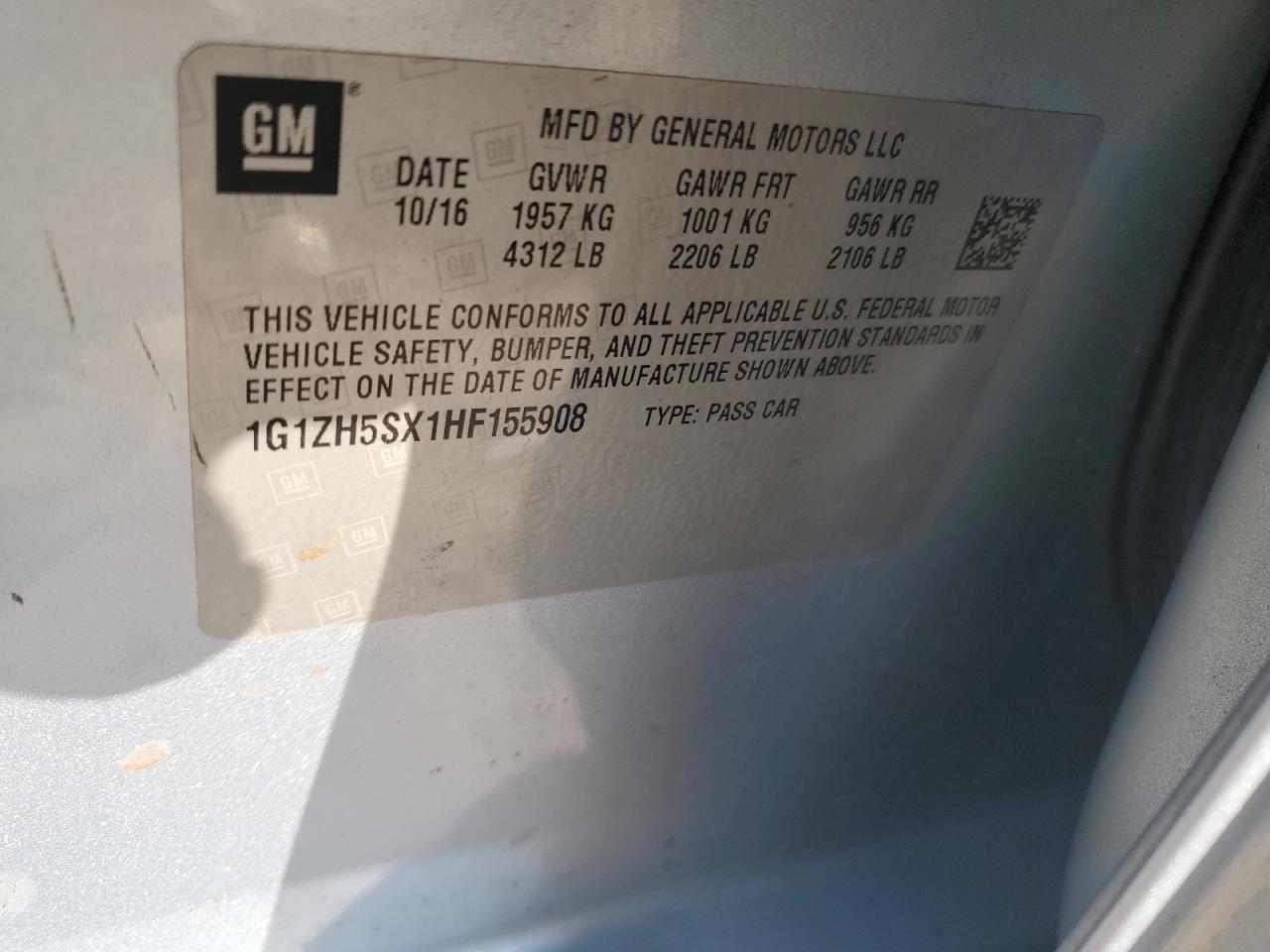 CHEVROLET MALIBU PREMIER