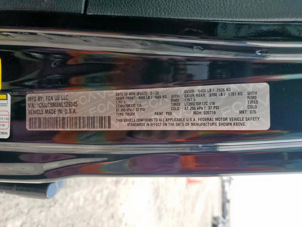 JEEP GLADIATOR RUBICON