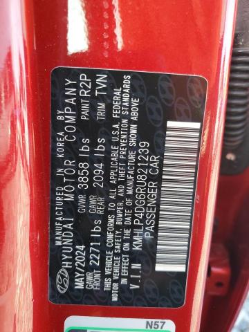 2024 HYUNDAI ELANTRA LI - KMHLP4DG6RU821239