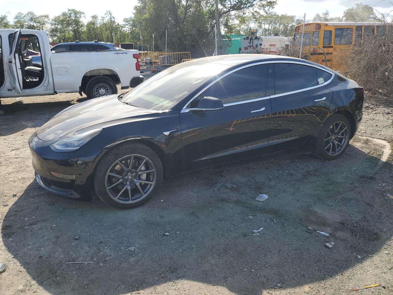 Lot #3302910074 2019 TESLA MODEL 3