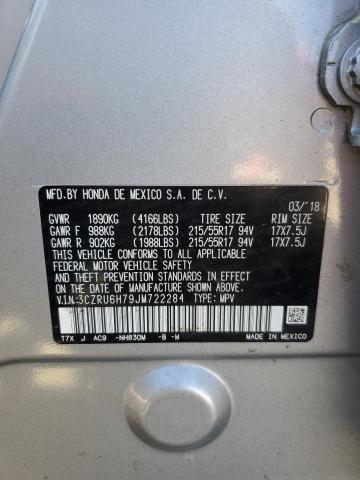 2018 HONDA HR-V EXL - 3CZRU6H79JM722284