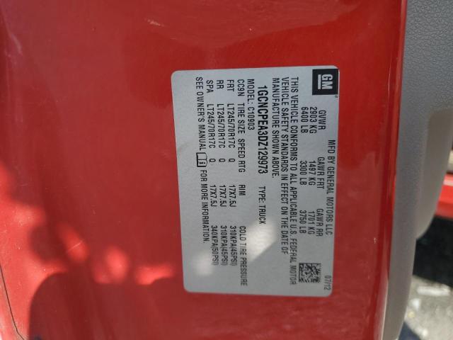 2013 CHEVROLET SILVERADO - 1GCNCPEA3DZ129973