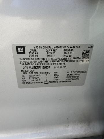 2015 CHEVROLET EQUINOX L 2GNALLEK6F1179737