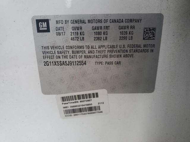 2018 CHEVROLET IMPALA LS - 2G11X5SA5J9112554