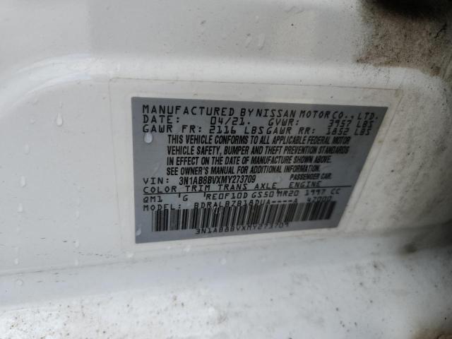 2021 NISSAN SENTRA S 3N1AB8BVXMY273709