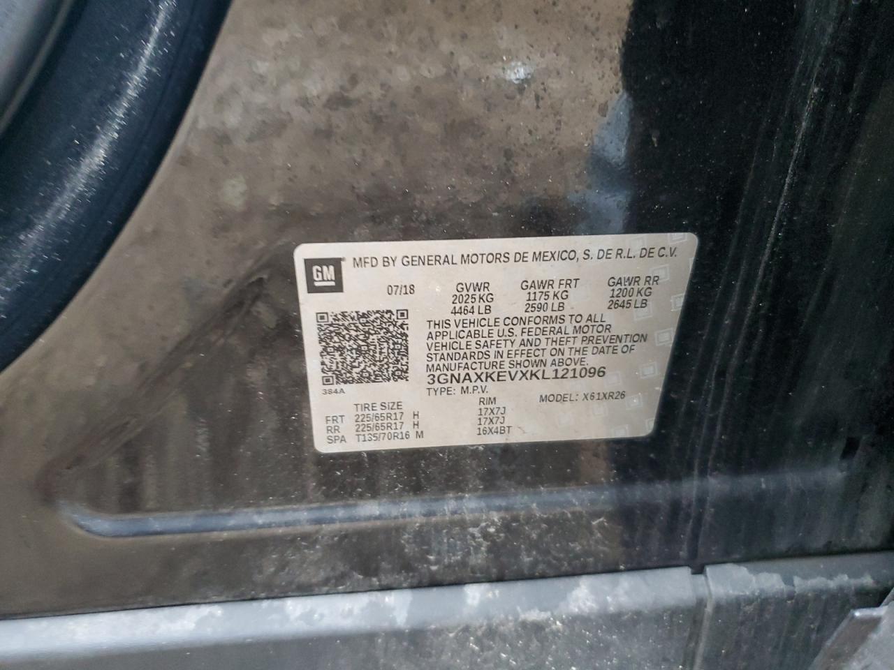 CHEVROLET EQUINOX LT