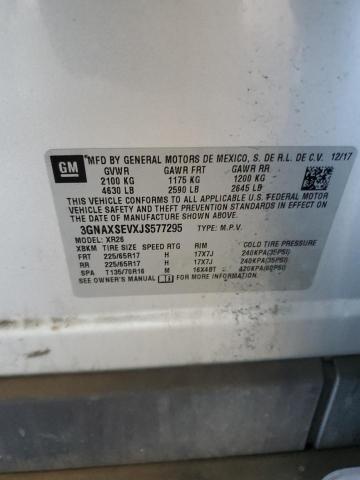 2018 CHEVROLET EQUINOX LT - 3GNAXSEVXJS577295