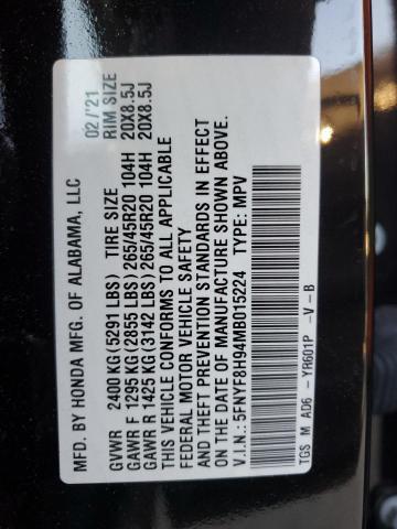 2021 HONDA PASSPORT T #3298027162