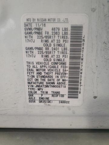 2017 NISSAN ROGUE S - JN8AT2MV7HW008719