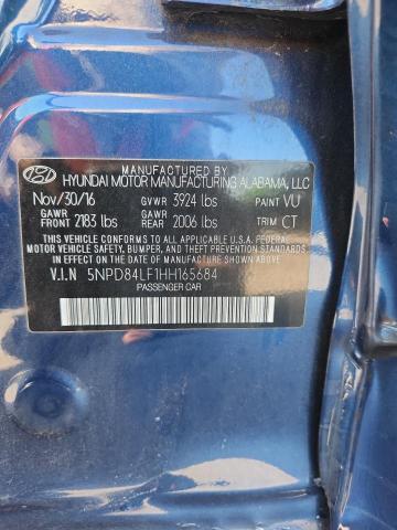 2017 HYUNDAI ELANTRA SE 5NPD84LF1HH165684