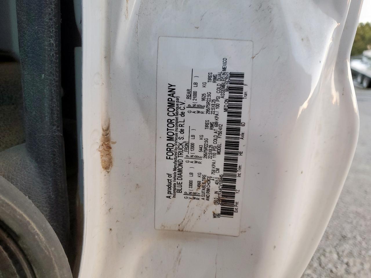 FORD F-750 SUPER DUTY