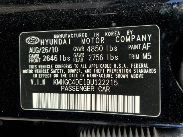 2011 HYUNDAI GENESIS 3. - KMHGC4DE1BU122215