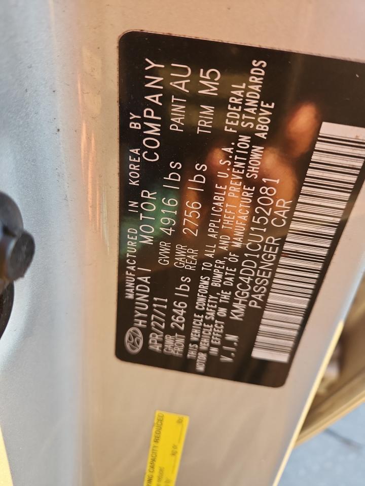 HYUNDAI GENESIS 3.8L