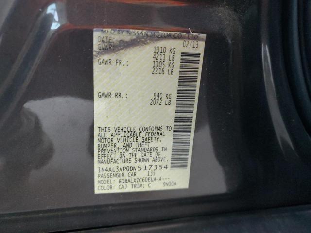 2013 NISSAN ALTIMA 2.5 - 1N4AL3AP0DN517354