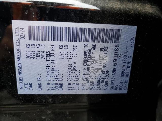 2024 NISSAN ROGUE SV - 5N1BT3BA9RC691088