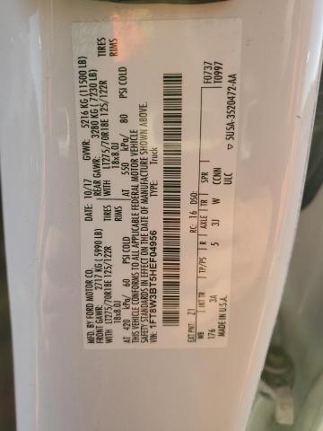 2017 FORD F350 SUPER 1FT8W3BT5HEF04956