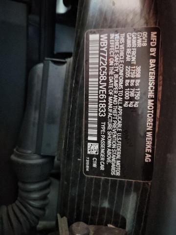 2018 BMW I3 BEV WBY7Z2C58JVE61833