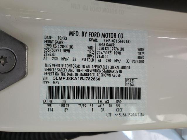 2024 LINCOLN NAUTILUS RESERVE 5LMPJ8KA1RJ782860