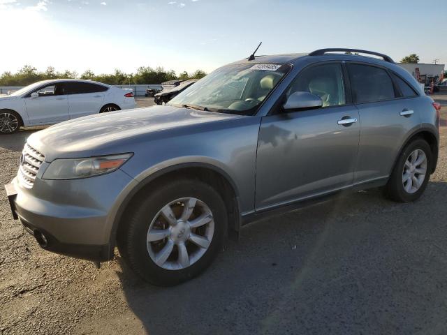 INFINITI FX35 2004 gray  gas JNRAS08W54X225258 photo #1