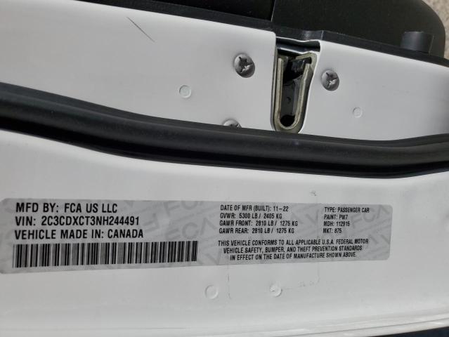 2022 DODGE CHARGER R/ - 2C3CDXCT3NH244491