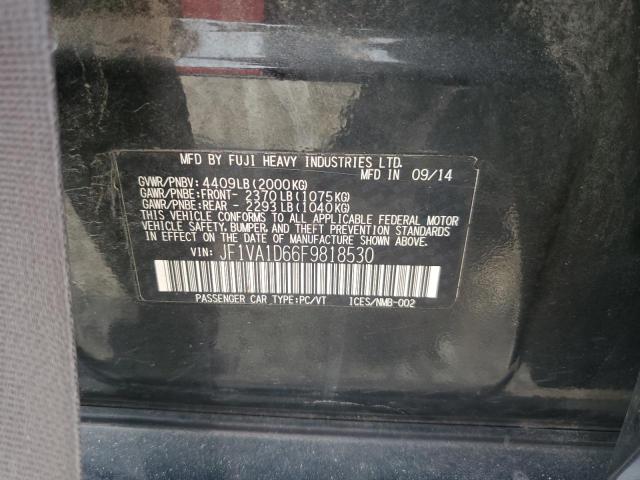 2015 SUBARU WRX PREMIU JF1VA1D66F9818530