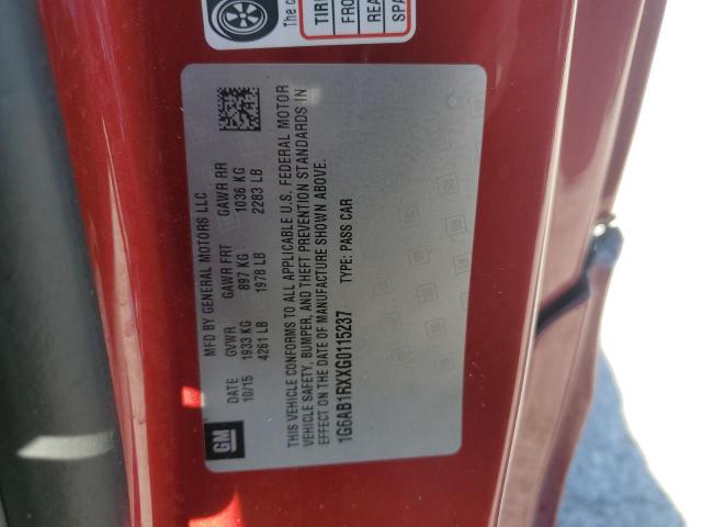 2016 CADILLAC ATS LUXURY 1G6AB1RXXG0115237