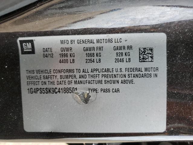 2012 BUICK VERANO - 1G4PS5SK9C4188501