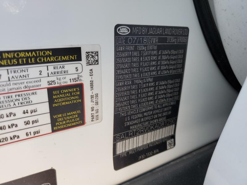 2019 LAND ROVER DISCOVERY #3303921701