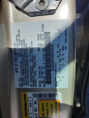 2017 FORD FUSION TIT - 3FA6P0D93HR299242