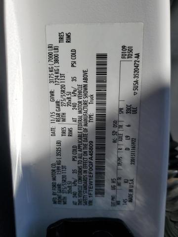 2016 FORD F150 SUPER #3270679853