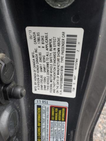 2013 HONDA CIVIC EX - 2HGFG3B82DH518706