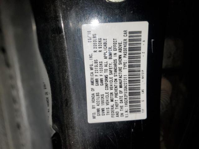 2016 HONDA ACCORD SPO - 1HGCR2F50GA227311