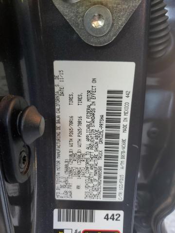 2016 TOYOTA TACOMA DOU #3291280993