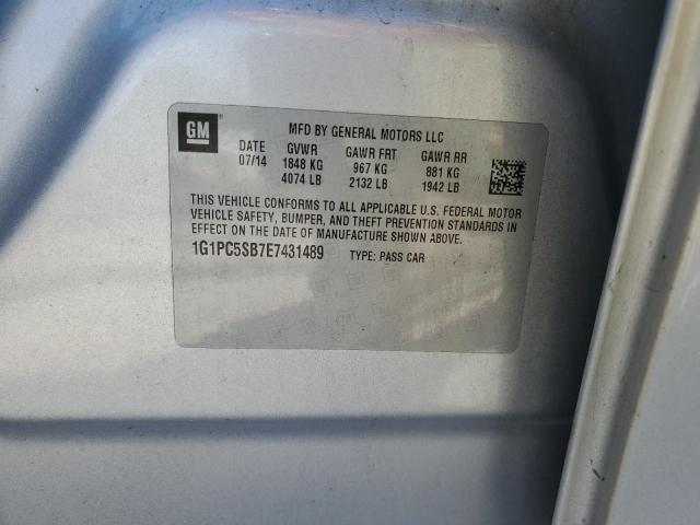 2014 CHEVROLET CRUISE - 1G1PC5SB7E7431489