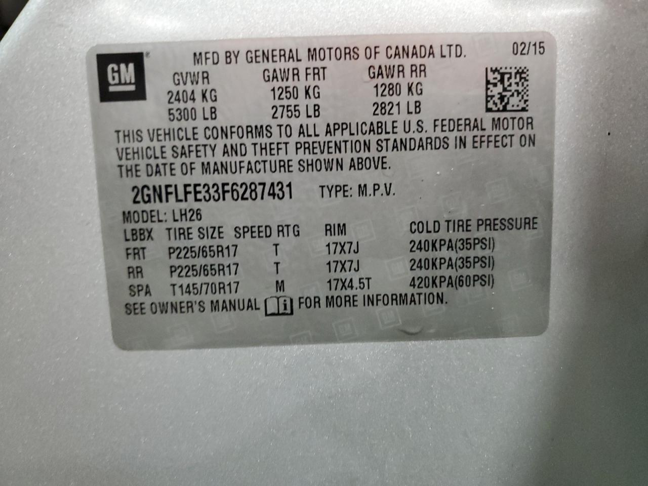 CHEVROLET EQUINOX LT