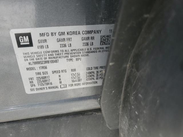 2021 CHEVROLET TRAILBLAZE KL79MMS23MB100487