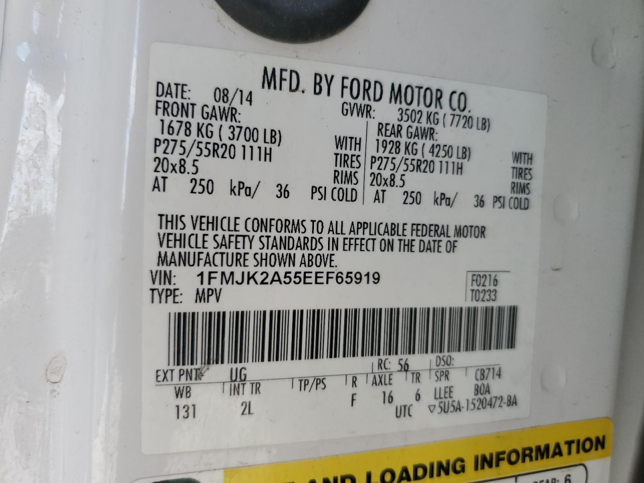 FORD EXPEDITION EL LIMITED