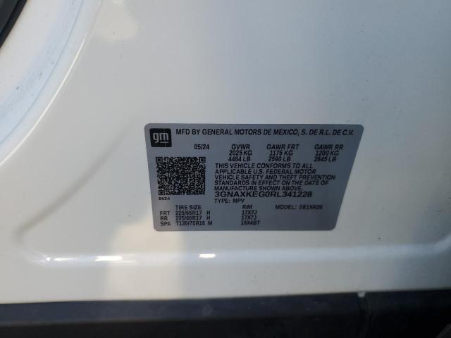 2024 CHEVROLET EQUINOX LT 3GNAXKEG0RL341228