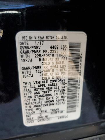 2017 NISSAN ROGUE S JN8AT2MT3HW143873